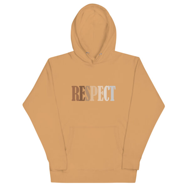 Respect Design Unisex Hoodie – Khaki