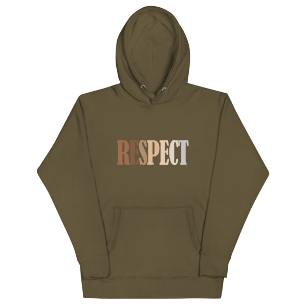 Respect Design Unisex Hoodie - Millitary Green