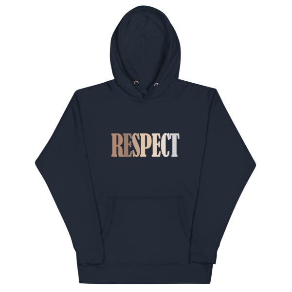 Respect Design Unisex Hoodie - Navy Blazer