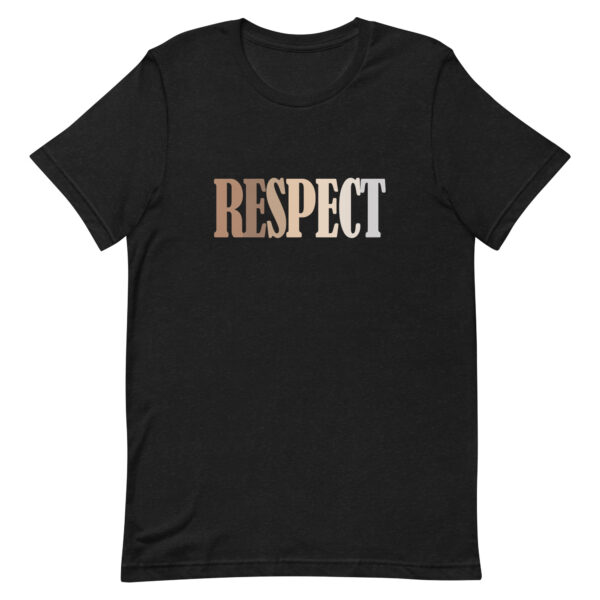 Respect Anti-Racist Unisex t-shirt - Black Heather