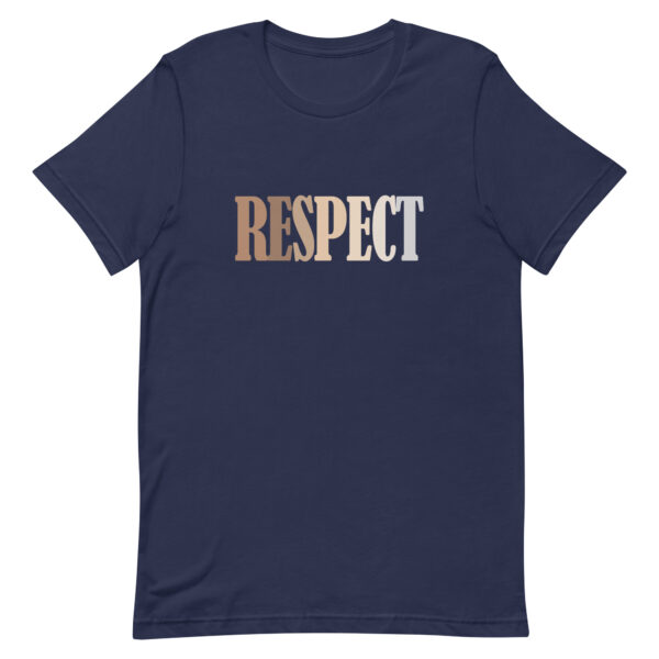 Respect Anti-Racist Unisex t-shirt - Navy