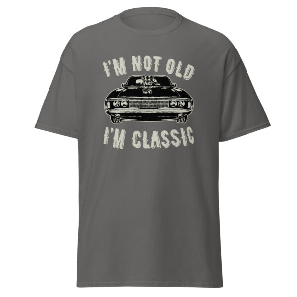 I’m Not Old I’m Classic Car Graphic Vintage Classic T-Shirt - Charcoal