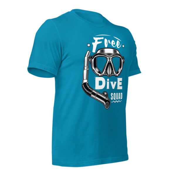 Free Dive Squad Vintage Classic T-Shirt - Aqua Right