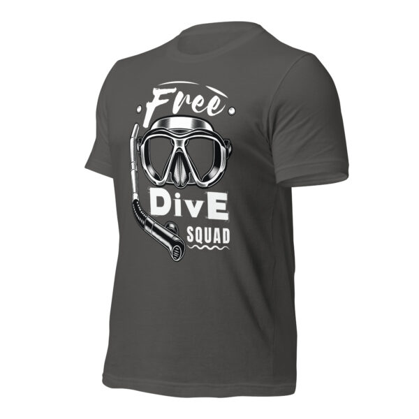 Free Dive Squad Vintage Classic T-Shirt - Asphalt Left